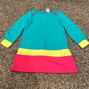 Toddler fleece dress
